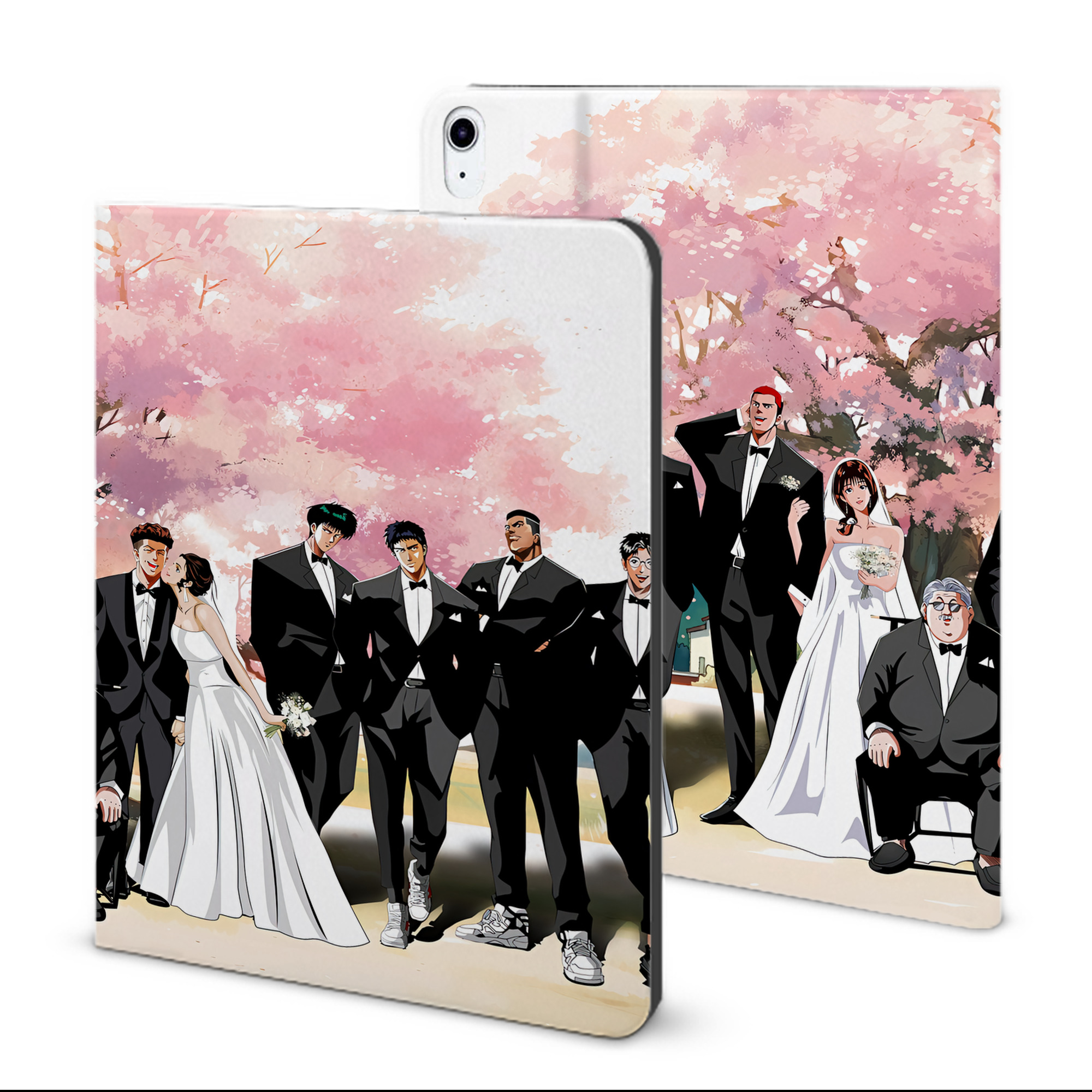 （画像用） SLAM DUNK／スラムダンク IPad ケース ブック型 PUレザー TPU 耐衝撃 軽量 薄型 ペン収納なし 全面保護 IPad 各モデル対応